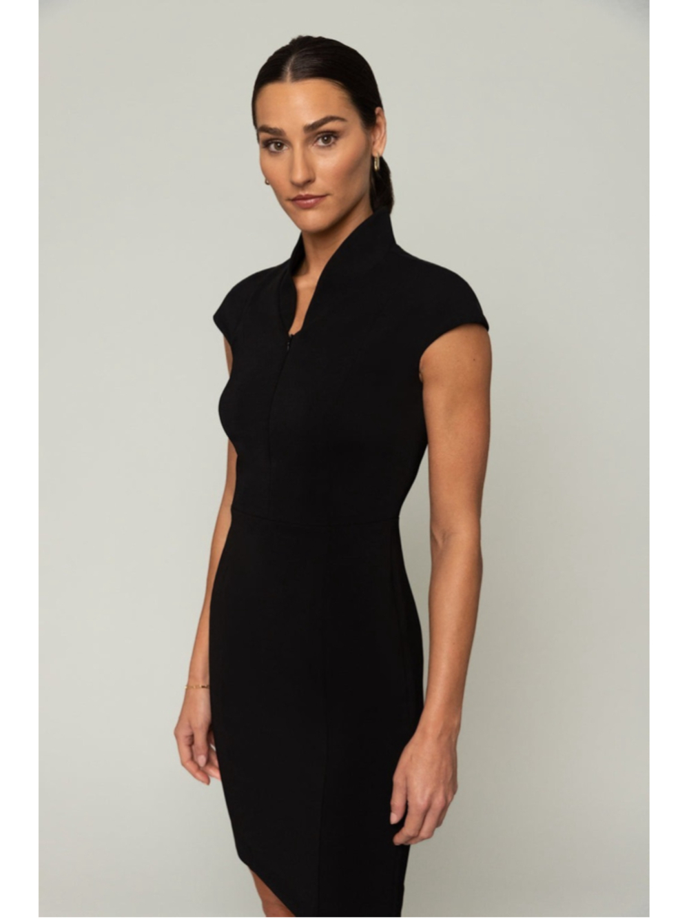 Nora Gardner Evelyn Sheath Dress Black Sz 8 Business Workwear Corporate
